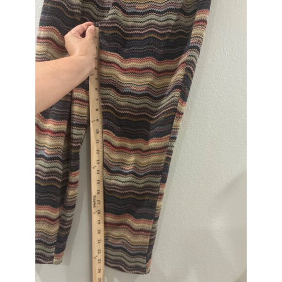 Free People Womens Striped Jogger casual Pants pockets Size large Multicolor - Picture 8 of 8